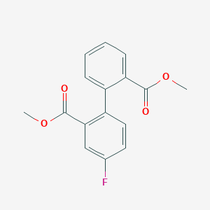 Methyl 5-fluoro-2-[2-(methoxycarbonyl)phenyl]benzoate