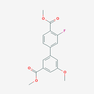 Methyl 2-fluoro-4-[3-methoxy-5-(methoxycarbonyl)phenyl]benzoate