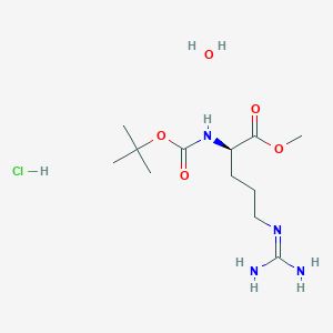 hydrate methyl (2R)-2-{[(tert-butoxy)carbonyl]amino}-5-carbamimidamidopentanoate hydrochloride