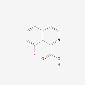 molecular formula C10H6FNO2 B7963292 8-Fluoroisoquinoline-1-carboxylic acid 