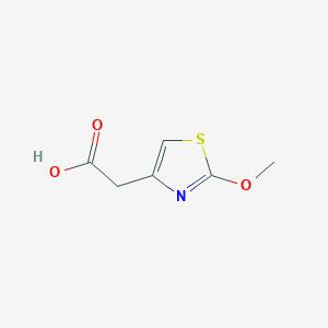 molecular formula C6H7NO3S B7963332 2-(2-Methoxy-1,3-thiazol-4-yl)acetic acid 