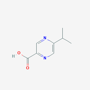 molecular formula C8H10N2O2 B7963341 5-Isopropylpyrazine-2-carboxylic acid 