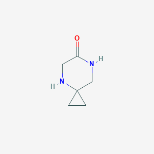 molecular formula C6H10N2O B7963355 4,7-Diazaspiro[2.5]octan-6-one 