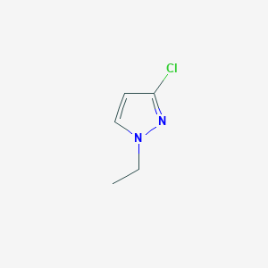 molecular formula C5H7ClN2 B7963383 3-Chloro-1-ethyl-1H-pyrazole 