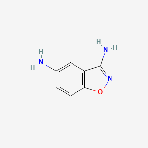 molecular formula C7H7N3O B7963387 Benzo[d]isoxazole-3,5-diamine 