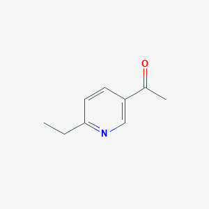 molecular formula C9H11NO B7963391 1-(6-Ethylpyridin-3-yl)ethanone 