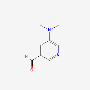 molecular formula C8H10N2O B7963401 5-(Dimethylamino)pyridine-3-carbaldehyde 