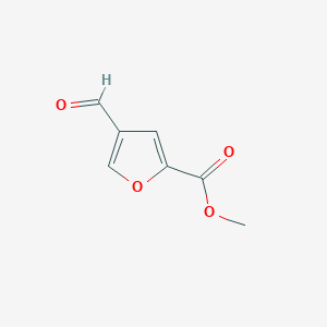 molecular formula C7H6O4 B7963430 Methyl 4-formylfuran-2-carboxylate 