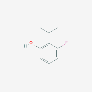 molecular formula C9H11FO B7963435 3-Fluoro-2-isopropylphenol 