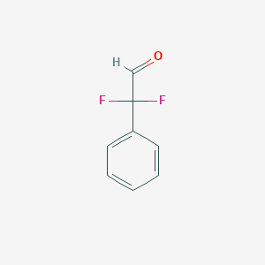 molecular formula C8H6F2O B7963440 Difluoro-phenyl-acetaldehyde CAS No. 129660-35-1