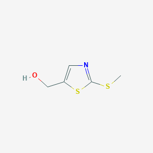 molecular formula C5H7NOS2 B7963469 [2-(Methylsulfanyl)-1,3-thiazol-5-yl]methanol 