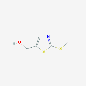 molecular formula C5H7NOS2 B7963469 (2-(Methylthio)thiazol-5-yl)methanol 