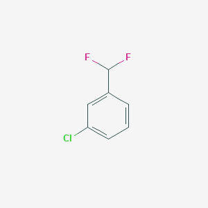 molecular formula C7H5ClF2 B7963475 1-Chloro-3-(difluoromethyl)benzene 