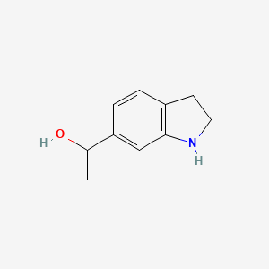 molecular formula C10H13NO B7963483 1-(Indolin-6-yl)ethanol 