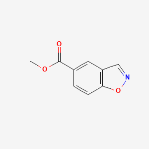 molecular formula C9H7NO3 B7963506 Methyl 1,2-benzoxazole-5-carboxylate 