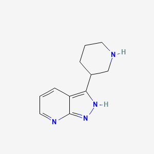 3-{1H-pyrazolo[3,4-b]pyridin-3-yl}piperidine