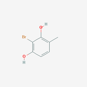 molecular formula C7H7BrO2 B7963615 2-Bromo-4-methylbenzene-1,3-diol 