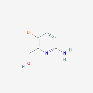 molecular formula C6H7BrN2O B7963616 (6-Amino-3-bromopyridin-2-yl)methanol 