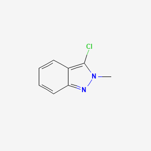 molecular formula C8H7ClN2 B7963653 2-Methyl-3-chloro-2H-indazole 