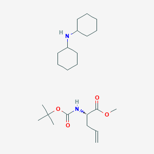 dicyclohexylamine methyl (2S)-2-{[(tert-butoxy)carbonyl]amino}pent-4-enoate
