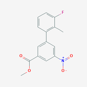 Methyl 3-(3-fluoro-2-methylphenyl)-5-nitrobenzoate