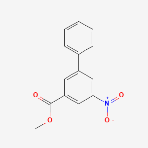 molecular formula C14H11NO4 B7963870 Methyl 3-nitro-5-phenylbenzoate CAS No. 458537-98-9