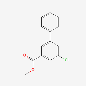 molecular formula C14H11ClO2 B7963906 Methyl 3-chloro-5-phenylbenzoate 