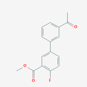 Methyl 5-(3-acetylphenyl)-2-fluorobenzoate