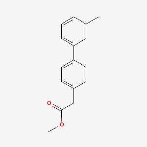 Methyl 2-[4-(3-methylphenyl)phenyl]acetate