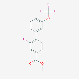 2-Fluoro-3'-(trifluoromethoxy)biphenyl-4-carboxylic acid methyl ester