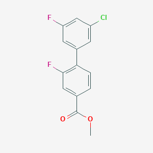 Methyl 4-(3-chloro-5-fluorophenyl)-3-fluorobenzoate