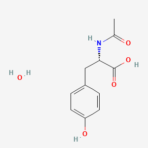 molecular formula C11H15NO5 B7964217 (2S)-2-acetamido-3-(4-hydroxyphenyl)propanoic acid hydrate 