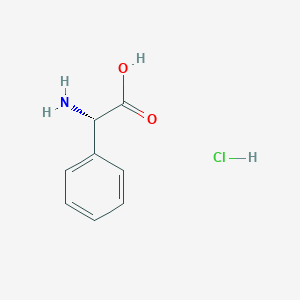 molecular formula C8H10ClNO2 B7964224 (S)-2-Amino-2-phenylacetic acid hydrochloride 
