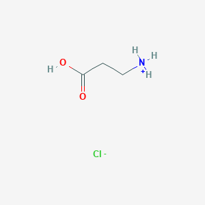 molecular formula C3H8ClNO2 B7964225 2-Carboxyethan-1-aminium chloride 