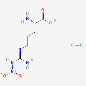 molecular formula C6H14ClN5O4 B7964229 L-Ornithine, N5-(imino(nitroamino)methyl)-, monohydrochloride CAS No. 40911-12-4