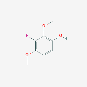 molecular formula C8H9FO3 B7964323 3-Fluoro-2,4-dimethoxyphenol 