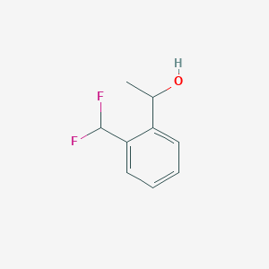 molecular formula C9H10F2O B7964325 1-(2-(Difluoromethyl)phenyl)ethanol 