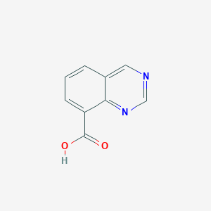 molecular formula C9H6N2O2 B7964335 Quinazoline-8-carboxylic acid 