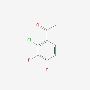molecular formula C8H5ClF2O B7964355 1-(2-Chloro-3,4-difluorophenyl)ethan-1-one 