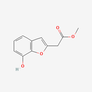 3-Benzofuranacetic acid, 7-hydroxy-, methyl ester