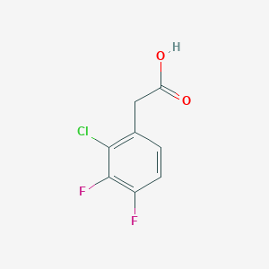 molecular formula C8H5ClF2O2 B7964376 2-Chloro-3,4-difluorophenylacetic acid 