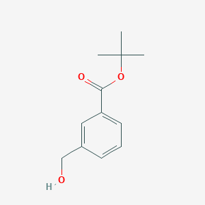 molecular formula C12H16O3 B7964393 Tert-butyl 3-(hydroxymethyl)benzoate 