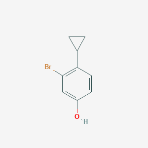 molecular formula C9H9BrO B7964441 3-Bromo-4-cyclopropylphenol 