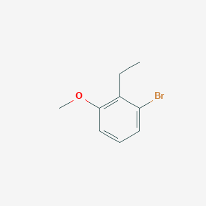 molecular formula C9H11BrO B7964463 1-Bromo-2-ethyl-3-methoxybenzene 