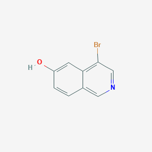 molecular formula C9H6BrNO B7964537 4-Bromoisoquinolin-6-ol 