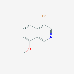 molecular formula C10H8BrNO B7964557 4-Bromo-8-methoxyisoquinoline 
