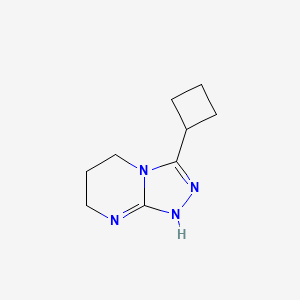 molecular formula C9H14N4 B7964642 CID 56965676 