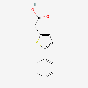 molecular formula C12H10O2S B7964728 5-Phenyl-2-thiophene-acetic acid 