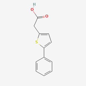 molecular formula C12H10O2S B7964728 2-(5-phenylthiophen-2-yl)acetic acid 