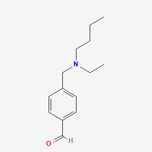 molecular formula C14H21NO B7964765 4-[(N-Ethyl-n-butylamino)methyl]benzaldehyde 